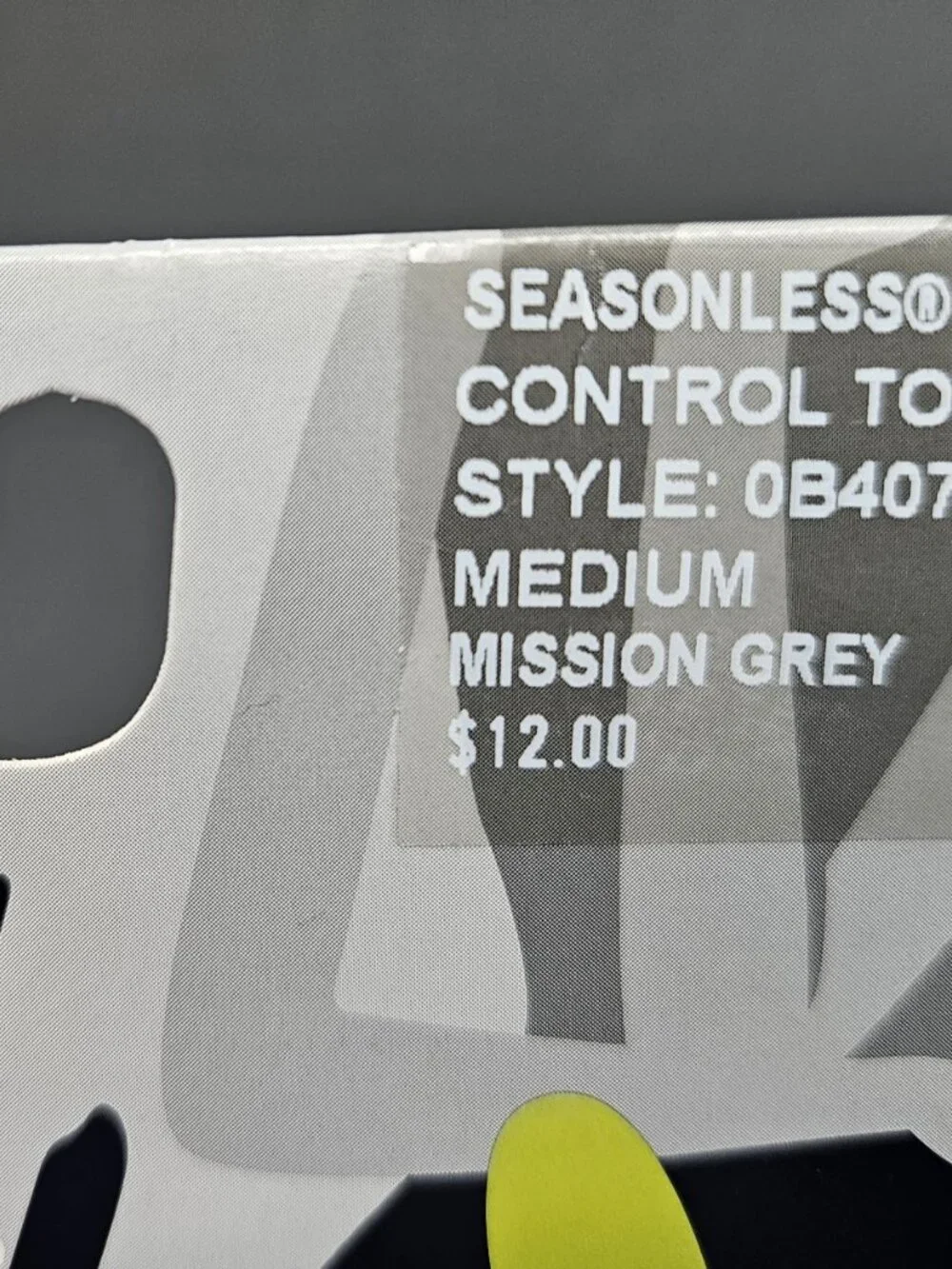 LOT OF 2 HANES SEASONLESS CONTROL TOP TIGHTS MISSION GREY WOMEN MEDIUM
